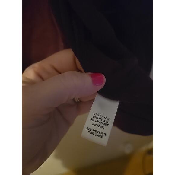 Cato Burgundy Open Front Career Casual Blazer Jacket Womans Plus Size 22/24W - Picture 5 of 5